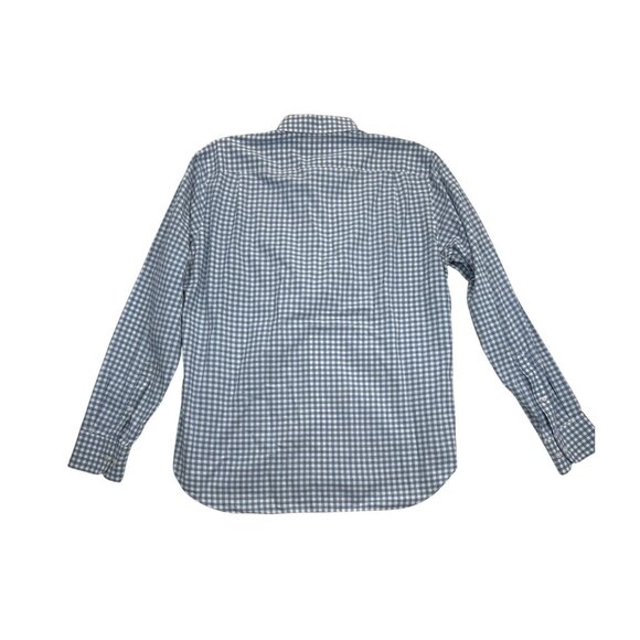 Bonobos Shirt Mens Large Blue White Gingham‎ Checkered Slim Fit Button-Down - Picture 2 of 7